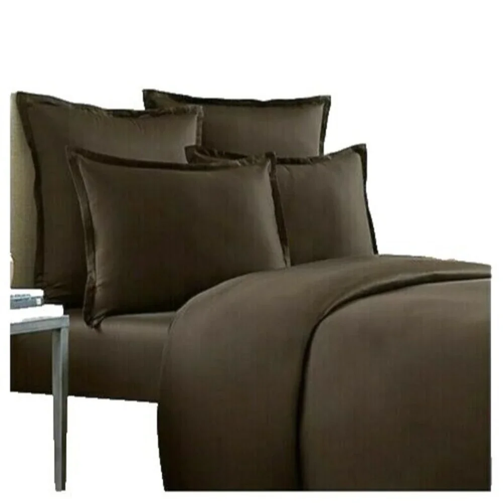 Wamsutta Chocolate Standard Sham 100% Egyptian 620 Thread Count Cotton Dorm Room